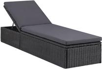 Lauko gultas VLX Sun Lounger 310148, pilka sp.