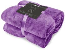Pledas DecoKing Mic, violetinis, 220 cm x 200 cm