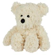 Pliušinis žaislas Warmies - Curly Bear, balta sp., 33 cm