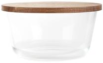 Konteiner toidu jaoks Homla Maira M 227262, 1.4 l, 23 cm x 23 cm, läbipaistev v./pruun v.