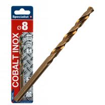 Metalo grąžtas Specialist+ Cobalt, metalas/plienui/nerūdijantysis plienas, sraigtinis, tiesus, 8 mm x 11.7 cm