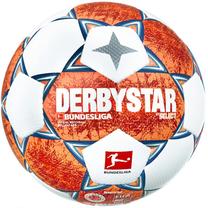 Футбольный мяч Select Derbystar Bundesliga Brillant FIFA 2021, 5 размер, синий цв./белый цв./oранжевый цв.