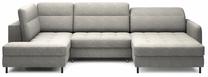 Kampinė sofa Berrto Raquel 04, pilka sp., dešininė, 165 x 306 cm x 100 cm