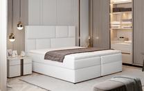 Lova dvigulė continental Florence Soft 17, 145 x 210 cm, balta sp., su čiužiniu, su grotelėmis