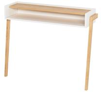 Konsoles galds Kalune Design Exen, ozola krās./balts krās., 100 cm x 30 cm x 86.6 cm