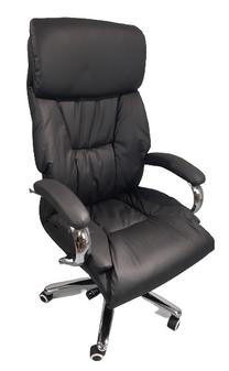 Darba krēsls MN C276H-1, 57 x 57 x 122 cm, melna krās.