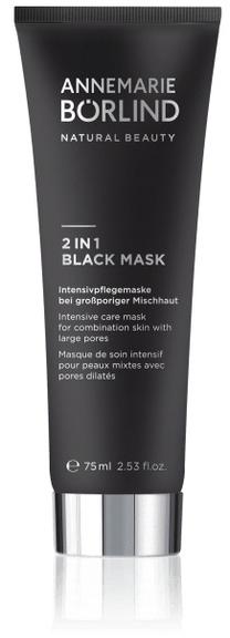 Sejas maska Annemarie Borlind 2 In 1 Black Mask, 75 ml