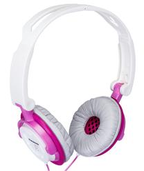 Laidinės ausinės Panasonic RP-DJS150E, balta sp./rožinė sp.