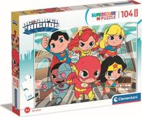 Dėlionė Clementoni DC Superfriends 466913, 42 cm x 62 cm, 104 vnt., įvairių spalvų