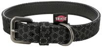 Ошейник для собак Trixie Night Reflect, черный цв./серый цв., 300 - 400 мм x 20 мм, S/M
