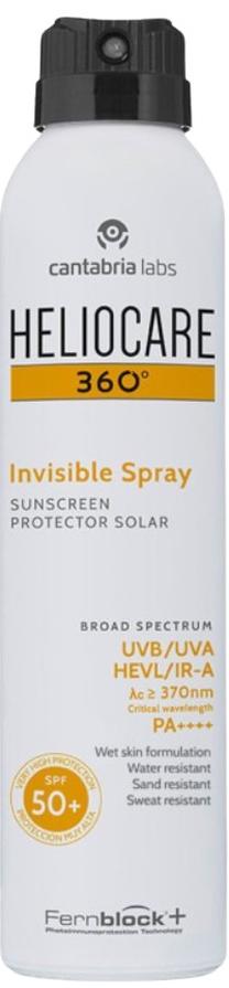 Purškiklis įdegio priežiūrai kūnui Heliocare 360º SPF50+, 400 ml
