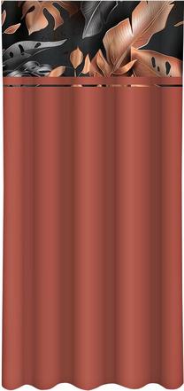Nakts aizkari ZMK-079, grafīta krās./melns krās./sarkana krās., 160 cm x 270 cm