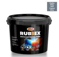 Akriliniai gumos pagrindo dažai Rubbex, pilka sp., 3.5 kg