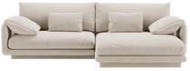 Kampinė sofa Micadoni Torino Velvet, ecru sp., dešininė, 250 x 170 cm x 83 cm