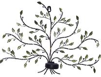 Sienas gaismeklis ar saules bateriju Star Trading Tree Of Life, 0.4W, IP44, sudraba krās.