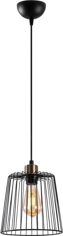 Valgusti rippuv Opviq Pirlo 11570 942FLG1318, E27, 1 x 40 W, must v. / must v.