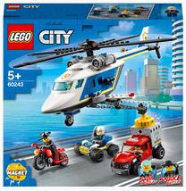 Konstruktorius LEGO City Persekiojimas policijos sraigtasparniu 60243, 212 vnt.