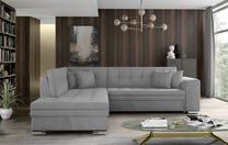 Kampinė sofa Pieretta Paros 05, šviesiai pilka sp., kairinė, 205 x 260 cm x 80 cm