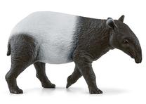 Фигурка-игрушка Schleich Wild Life Tapir 14850, 7 см, белый цв./черный цв.
