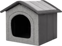 Suņu būda Hobbydog Inari R1 BUIJSG3, grafīta krās./gaiši pelēka krās., R1