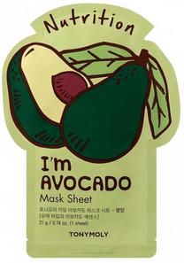 Veido kaukė Tony Moly I'm Avocado, 21 ml