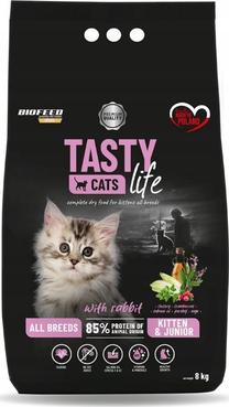 Sausā kaķu barība Biofeed Tasty Cats Life, truša gaļa, 8 kg