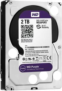 Kietasis diskas (HDD) Western Digital WD20PURZ Prekė su pažeista pakuote.