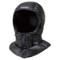 Ziemas cepure Mont-Bell DOWN Balaclava, melna krās.