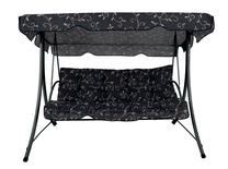 Aiakiik Patio Casablanca G001-07PB, antratsiit v./hall v./pruun v., 199 cm x 117 cm x 155 cm