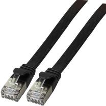 Сетевой кабель EFB RJ-45, RJ-45, 3 м, черный цв.