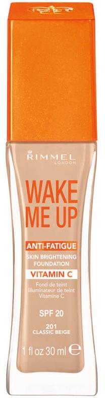 Šķidrā grima bāze Rimmel London, classic beige krās., 201
