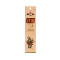 Ароматические палочки Sattva Cedar, 0.030 кг, 15 шт. Коричневый цв.