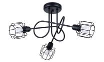 Valgusti lagi Sollux Beluci 3S SL.1118, E14, 3 x 40 W, must v. / must v.