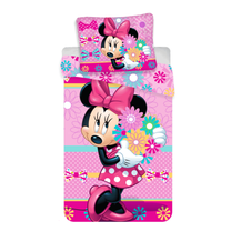 Детский комплект постельного белья Minnie Bows and Flowers 19BS187, розовый цв., 140 x 200 cm