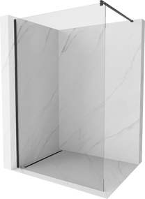 Dušo sienelė Mexen Kioto Walk-in, 65 cm x 200 cm, juoda sp./grūdintas