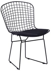Valgomojo kėdė, juoda sp., 43 cm x 51 cm x 79 cm