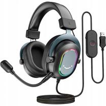 Laidinės ausinės Fifine H6 AmpliGame RGB, juoda sp.