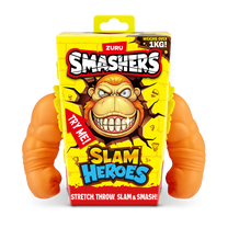 Rotaļlietu figūriņa Zuru Smashers Slam Heroes Gorilla, 18 cm, oranža krās.