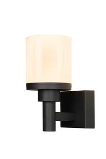 Sieninis lauko šviestuvas Candellux Lighting Saponia, 12W, LED, IP65, juoda sp., 18 cm x 25 cm