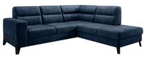Kampinė sofa Cassara Nube 40, tamsiai mėlyna sp., dešininė, 237 x 277 cm x 100 cm