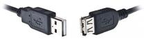 Kabelis Lanberg USB male - USB female OEM-0014 USB male, USB female, 1.8 m, melna krās.