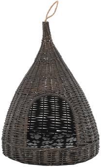 Kaķu māja VLX Willow, brūna krās., 40 cm x 40 cm
