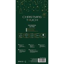 Dekorācija "Koks" Christmas Touch LED, 180 cm, melna krās.