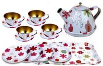 Rotaļu virtuves piederumi Stainless Steel Tea Set