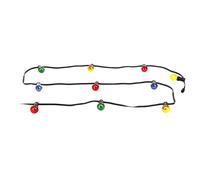 Lauko lempučių girlianda Globo Nirvana, 25W, E27, IP44, juoda sp., 5 cm x 10 cm