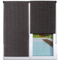 Ritininė užuolaida Luance Bamboo Slat Filament, blizgi juoda sp., 120 cm x 180 cm