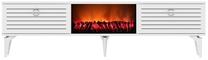 ТВ стол Kalune Design Arona, белый цв., 150 см x 29.6 см x 44.6 см