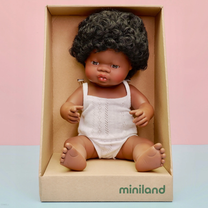 Кукла Miniland African Girl 8231154, 38 см