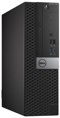 Stacionarus kompiuteris Dell OptiPlex 7050 SFF, atnaujintas Intel® Core™ i5-7500, 240 GB, DDR4 16 GB, SSD 240 GB, Intel HD Graphics 630 Dynamic, Windows 10 Pro RM18981