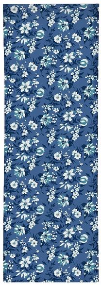 Nakts aizkari ZPMD-041, balts krās./zila krās./zilimelns krās., 75 cm x 250 cm